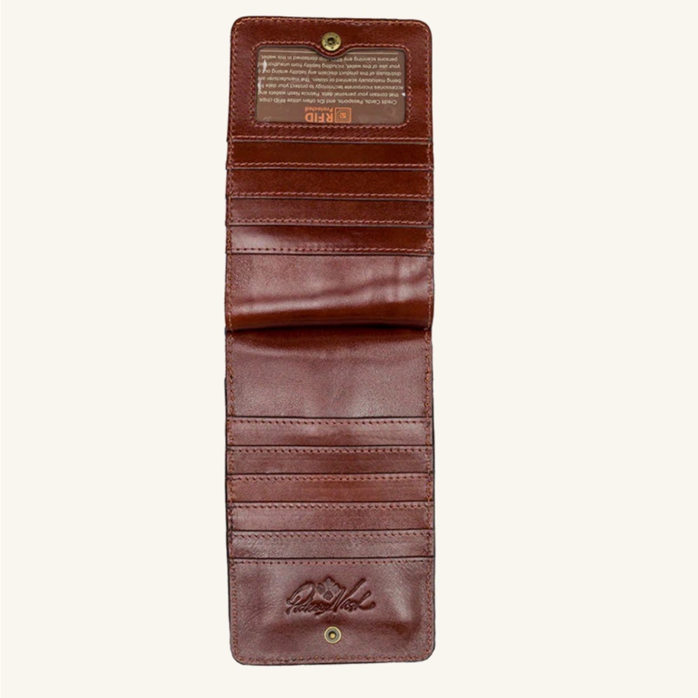 PATRICIA NASH Farleigh Leather Crossbody Phone Case Wallet Bag Kent Countryside - Picture 4 of 9